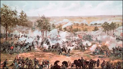 Un 2 juillet, la bataille de Gettysburg, la plus lourde en pertes humaines de la guerre de Sécession, se conclut par la défaite des sudistes. Elle est souvent considérée comme le principal tournant de la guerre. En quelle année était-ce?