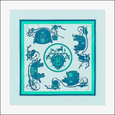 Quelle maison de luxe a créé un célèbre 'Carré' de soie ?