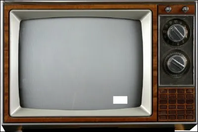 Qu'indiquait 'le rectangle blanc' symbole qui apparaissait au bas d'une image de télévision ?