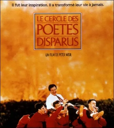 Quel est l'acteur principal du film 'Le Cercle des poètes disparus' ?