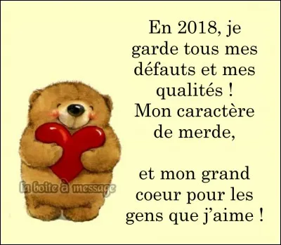 On dit de toi que tu es...