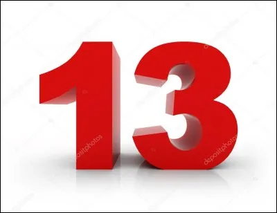 Qui porte le numéro 13 ?
