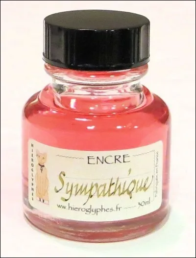 Quelle est la particularit&eacute; de l'encre sympathique ?