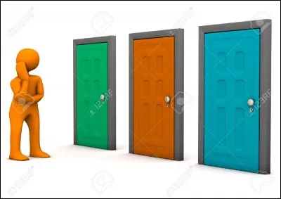 Vous vous trouvez face à 3 portes, deux d'entre elles sont piégées et causeront votre mort tandis que la dernière est celle de votre liberté, laquelle allez-vous emprunter ?
