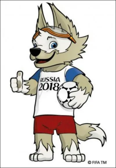 La mascotte officielle de la Coupe du monde 2018 se nomme "Zabivata" et à les traits d'un ...