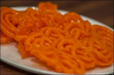 Les djelebis (ou jalebis) viennent ---
