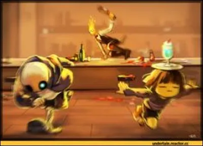 Combien y a-t-il de monstres dans le bar de Grillby sans compter Grillby ?