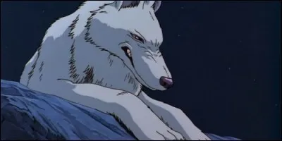Dans quel film d'animation japonais retrouve la divine louve Moro ?