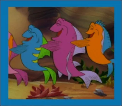 Lors de quelle chanson de "La Petite Sirène" apparaît le plus massivement de nombreux animaux de la mer ?