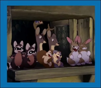 Dans quel Disney peut-on voir ces autres animaux de la forêt ?