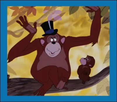 À qui cette famille de singes présente dans "Peter Pan" a-t-elle volé le chapeau haut de forme ?