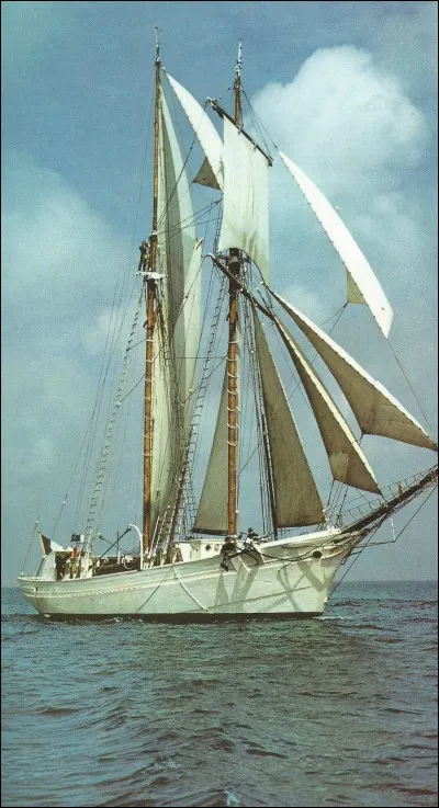 Cette goélette à hunier est le navire-école de la Marine nationale et a pour nom...