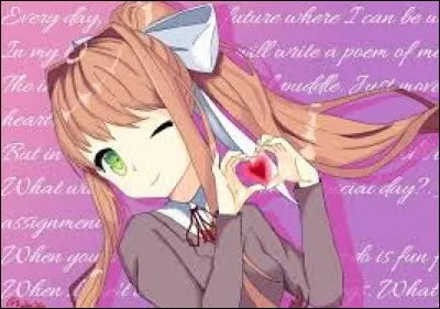 De qui Monika est-elle amoureuse ?