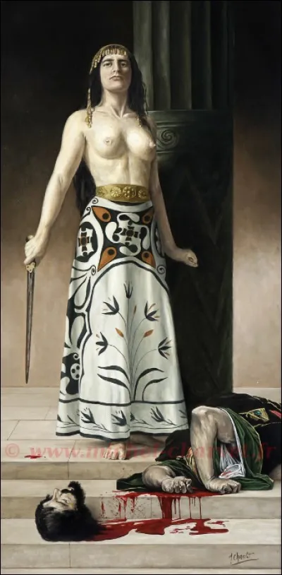 La magnifique Judith attira ce général perse, l'enivra puis lui coupa net la tête. Qui est ce malchanceux ?
