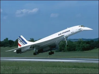 Quel est le nom de cet avion supersonique ?