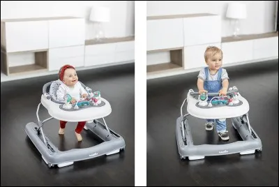 Au Canada, les bébés doivent apprendre à marcher tout seuls, sans l'aide d'un trotteur !