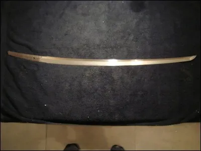 La courbure du sabre se nomme :