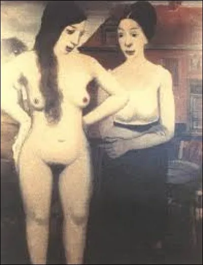 Quel homme a peint "Avant de se baigner" ?