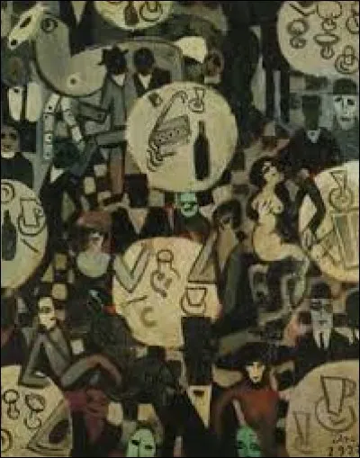 Qui a peint "Scène de Cabaret" ?