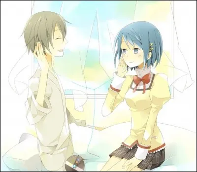 Puella Magi Madoka Magica - Sayaka va utiliser son vu de Puella Magi pour le garçon qu'elle aime, Kyôsuke. Quel sera ce vu ?