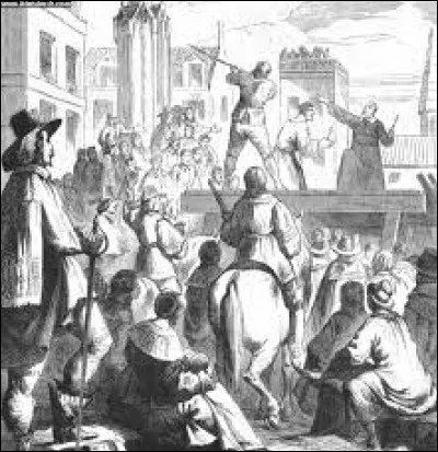 Les mesures prises par le cardinal à l'encontre de la noblesse provoquent de nombreux complots visant à le tuer. Laquelle de ces conspirations ne s'est PAS déroulée sous le règne de Louis XIII ?