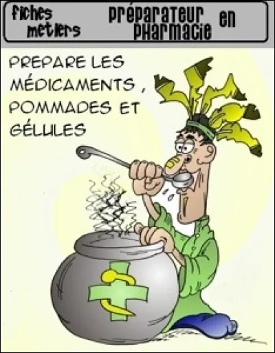 Je suis la femme du pharmacien.