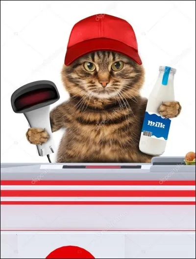 Je suis le mari de la caissière.