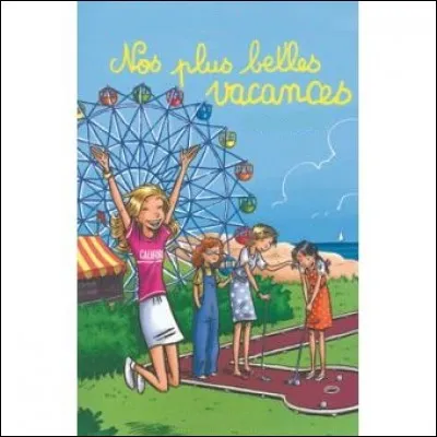 Quelles belles vacances ! Tout émerveillé par ce que tu as vu et très heureux, tu fais la fête et tu... (mot qui rime avec ''vacances'', sur l'une de ces images)