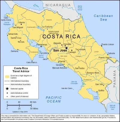 Quelle est la capitale du Costa Rica ?