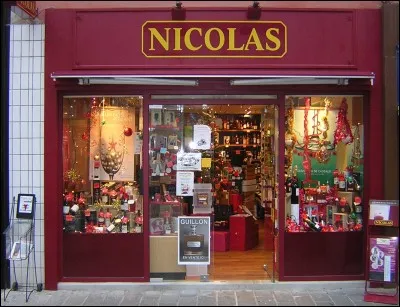 Le magasin Nicolas vend-il du vin ?