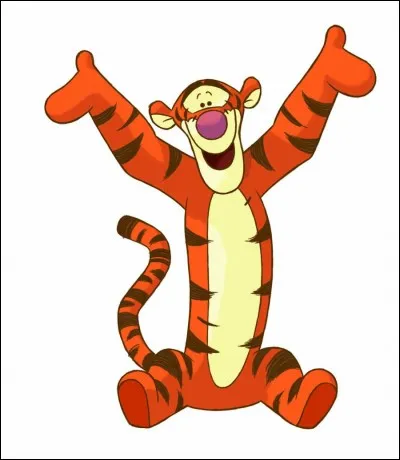 Un personnage de tigre imaginé par Alan Alexander Milne en 1928,dans le livre ''The House at Pooh Corner'', et apparaissant dans les dessins animés de Walt Disney.