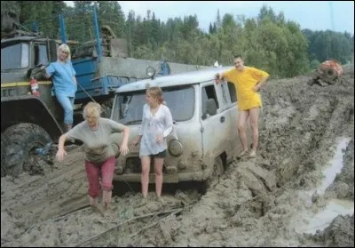 Dans quel pays, la Route de la Lena que vous trouverez boueuse ou verglacée se situe-t-elle ?