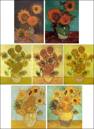 Pablo Picasso a peint de nombreux tableaux avec des tournesols.