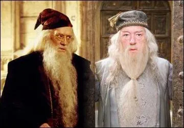 Quels ont ts les deux acteurs incarnant le professeur Dumbledore ?