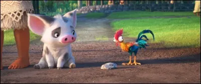 Comment se prénomment le coq et le cochon dans ''Vaiana : La Légende du bout du monde'' ?