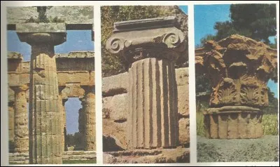 De gauche à droite, quels sont les ordres représentés ?