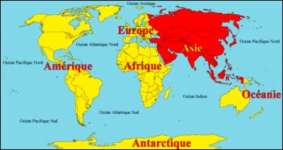 Lequel de ces pays ne se situe pas en Asie ?