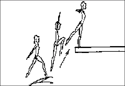 Pour faire son entrée en poutre, a-t-on le droit d'utiliser un tremplin ?