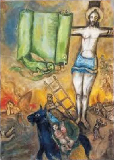 Qui a peint "La crucifixion jaune" ?