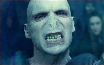 Dans ''Harry Potter à l'école des sorciers'', à qui la tête de lord Voldemort est-elle collée ?