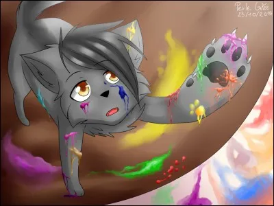 Tu as attrapé une souris pendant la mauvaise saison pour le clan car il y a beaucoup de malades, lorsque tu croises un chaton ennemi en train de mourir de faim.