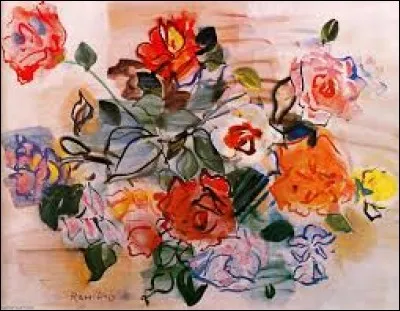 Quel homme a peint "Bouquet rose" ?