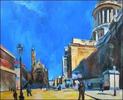 Lequel de ces hommes a peint "Le Panthéon et Saint-Etienne-du-Mont" ?