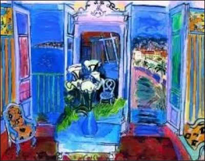 Il a peint "Fenêtre d'ouverture sur Nice".