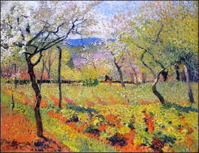 Qui a représenté "Le jardin au printemps" ?