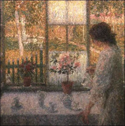 Qui a peint "Femme à la fenêtre" ?