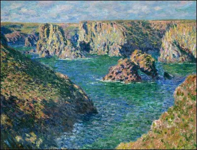 Qui a peint "Belle île en mer, Port Donnant" ?