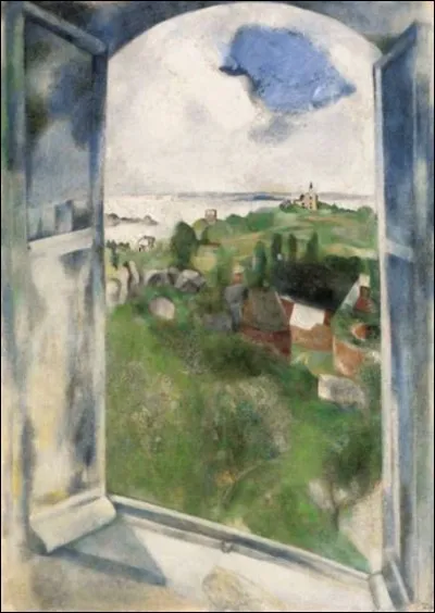 Qui a peint "La fenêtre sur l'île de Bréhat" ?