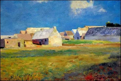 Qui a peint "Village breton" ?