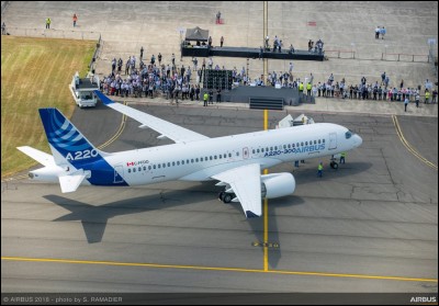 Une nouvelle famille d'avions s'ajoute à celle des Airbus, aujourd'hui renommés l'A220-100 ou A220-300. 
Comment se nommait-elle avant ?